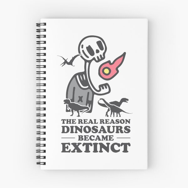 Item preview, The real reason dinosaurs became extinct -  Meteor Eating By A Cute Skeleton designed and sold by crazycollective.