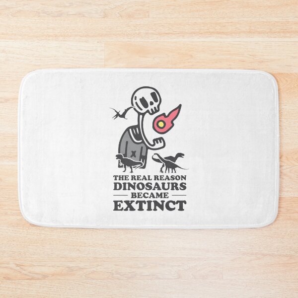 Item preview, The real reason dinosaurs became extinct -  Meteor Eating By A Cute Skeleton designed and sold by crazycollective.