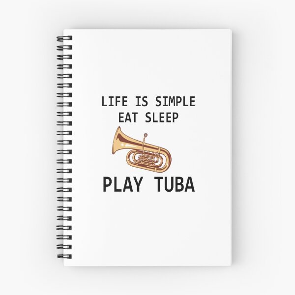 Item preview, Tuba Player Gift, life is simple eat sleep play tuba Birthday Gifts Tubaist Funny Musician  Band Gift  Funny Rude Offensive saying, designed and sold by joygift369.