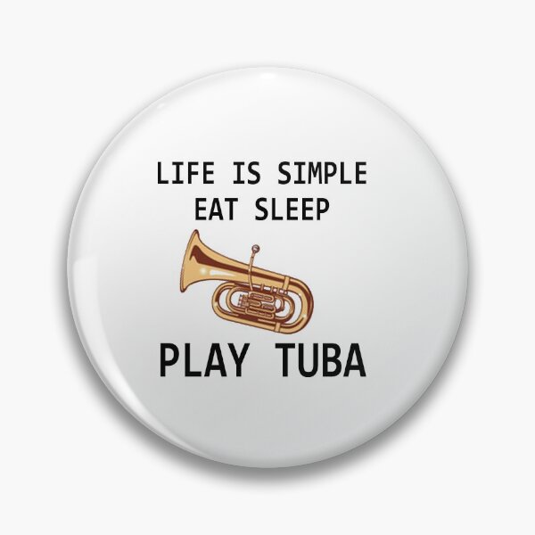 Item preview, Tuba Player Gift, life is simple eat sleep play tuba Birthday Gifts Tubaist Funny Musician  Band Gift  Funny Rude Offensive saying, designed and sold by joygift369.