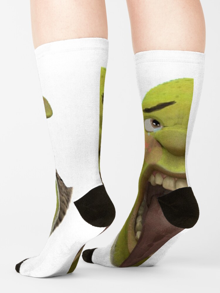 Shrek Meme Crew Socks