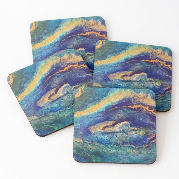 Item preview, "The Flow" acrylic flow painting designed and sold by Art by Angel_Unleashed.