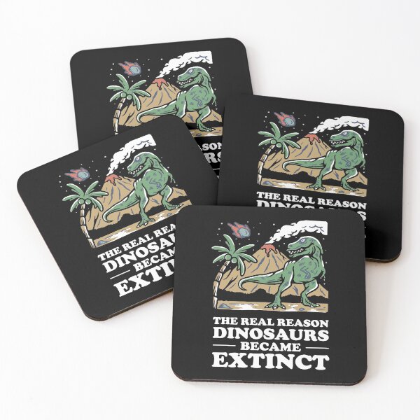 Item preview, The real reason dinosaurs became extinct - Death By Volcano designed and sold by crazycollective.