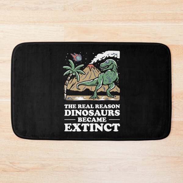 Item preview, The real reason dinosaurs became extinct - Death By Volcano designed and sold by crazycollective.