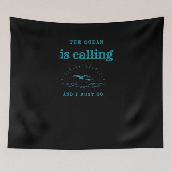 Item preview, The ocean is calling and i must go designed and sold by StoreNoor.