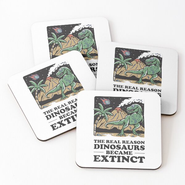 Item preview, The real reason dinosaurs became extinct - Death By Volcano designed and sold by crazycollective.