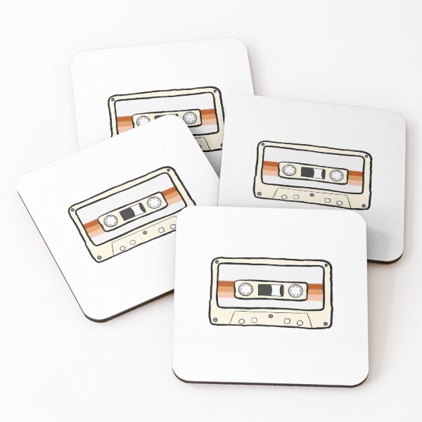 Item preview, Cassette Tape (Cream, Orange) designed and sold by KayHye.
