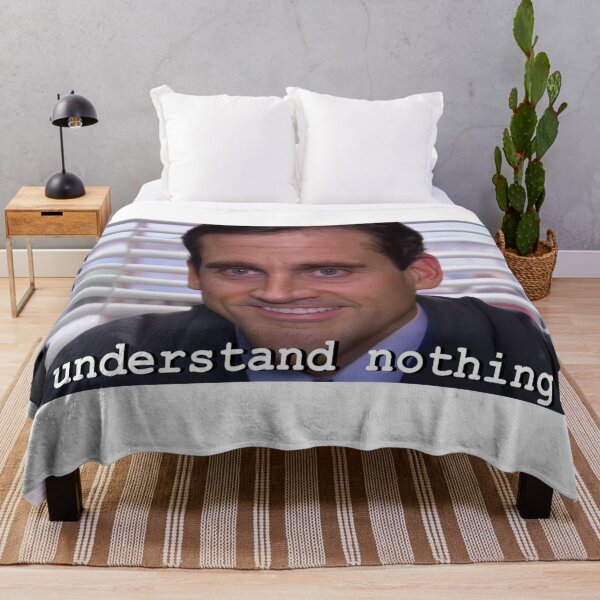 Item preview, I understand nothing - Michael Scott - The Office designed and sold by sjwat.