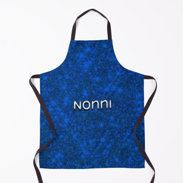 Item preview, Nonni Grandma Name Blue Glitter Background designed and sold by lorrinani.