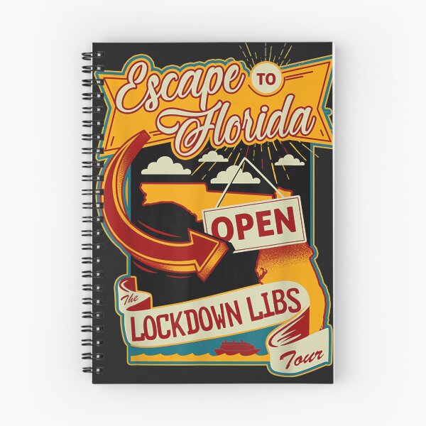 Aperçu de l'œuvre Ron DeSantis s'évade en Floride Vinatge Funny créée et vendue par Lylyluta2017.