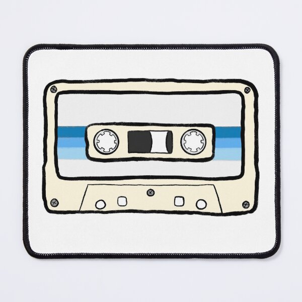 Item preview, Cassette Tape (Cream, Blue) designed and sold by KayHye.
