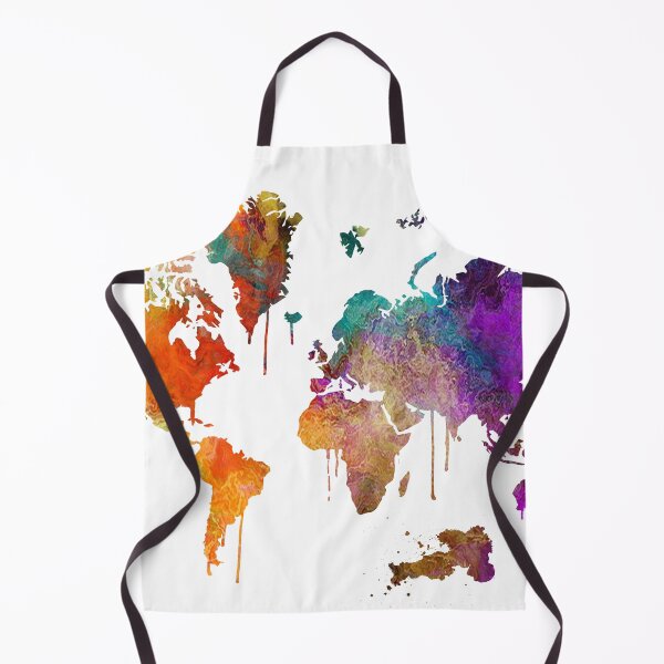 Item preview, Watercolor World Map designed and sold by captaingursel.