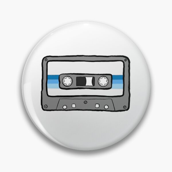 Item preview, Cassette Tape (Grey, Blue) designed and sold by KayHye.