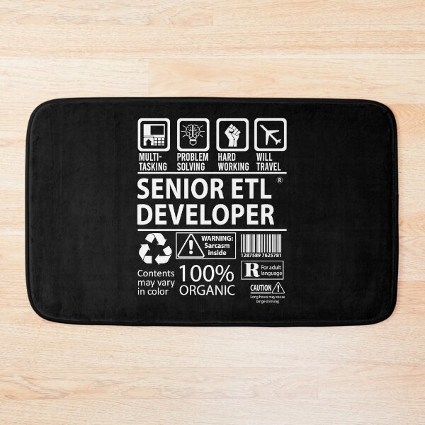 Item preview, Senior Etl Developer T Shirt - MultiTasking Certified Job Gift Item Tee designed and sold by sabinacsnm.