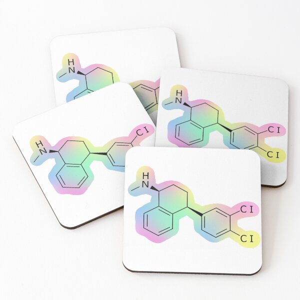 Item preview, Pastel Zoloft Chemical Structure designed and sold by alexamarie8.