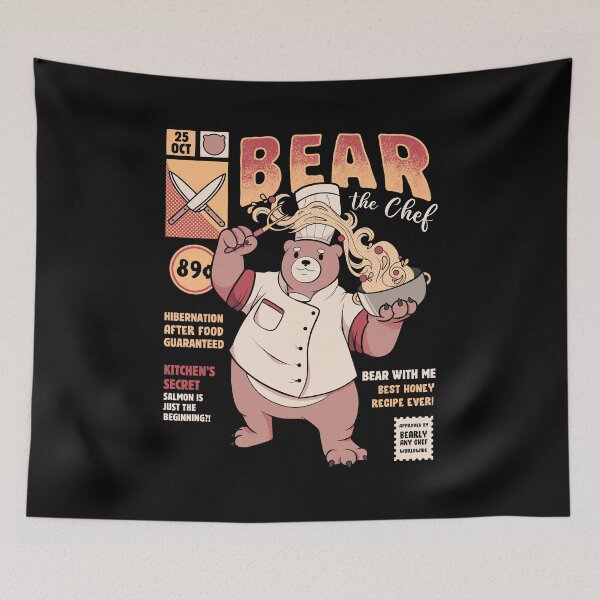 Item preview, Bear The Chef by Tobe Fonseca designed and sold by Tobe Fonseca®.