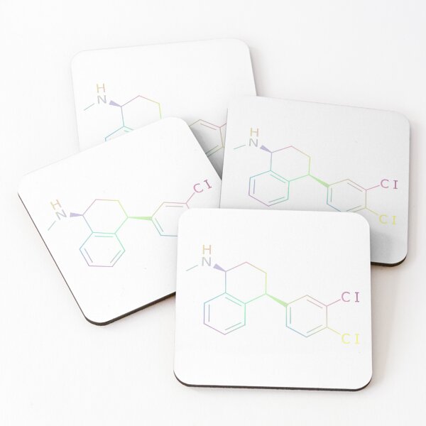 Item preview, Zoloft Chemical Structure - Pastel designed and sold by alexamarie8.