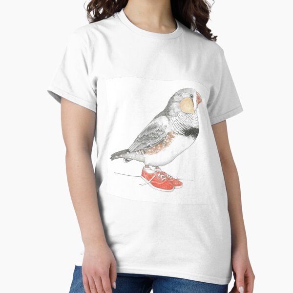 Item preview, Zebra Finch in Canvas Sneakers designed and sold by JimsBirds.