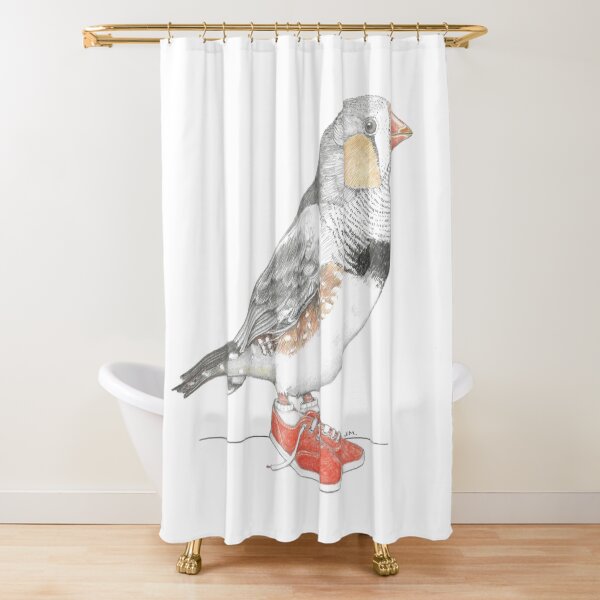 Item preview, Zebra Finch in Canvas Sneakers designed and sold by JimsBirds.