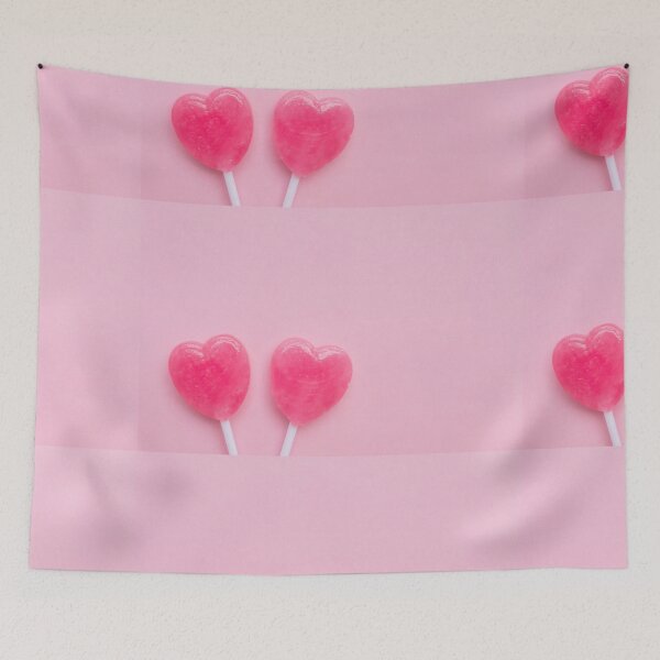 Item preview, Pink Valentine Candy Heart Lollipops designed and sold by newburyboutique.