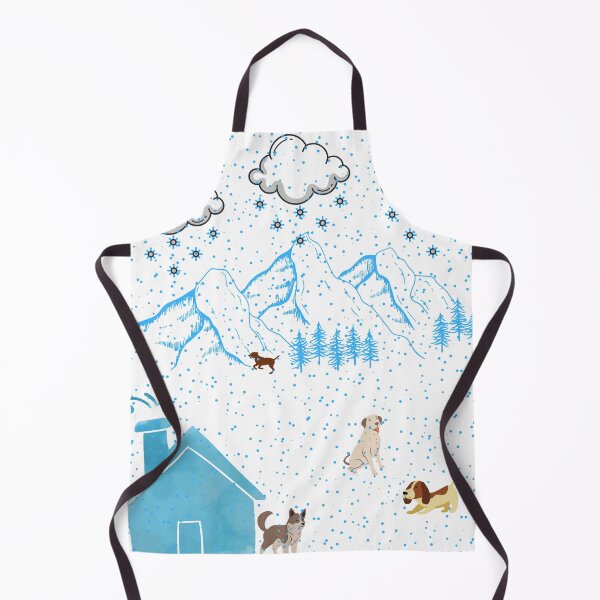 Item preview, Dog Walk In The Snow designed and sold by Anahit Petrosyan Art Studio & Unique Print Designs for a Gift.