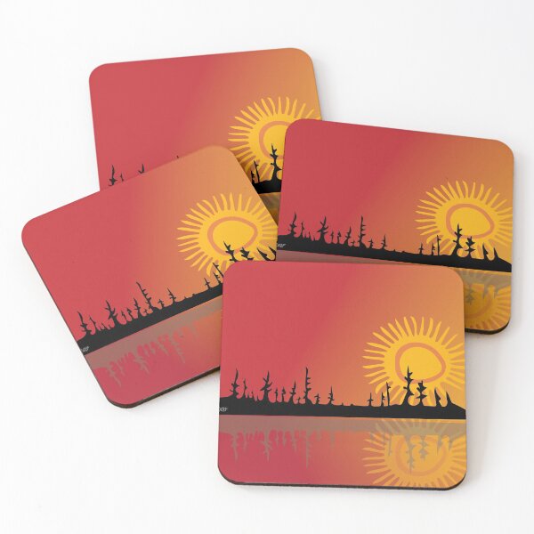 Item preview, Summer Landscape Niibin Indigenous WAWEZHI CANADA designed and sold by WAWEZHI.
