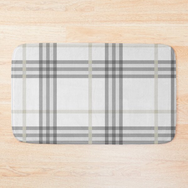 Item preview, Classic White & Gray Plaid  designed and sold by newburyboutique.