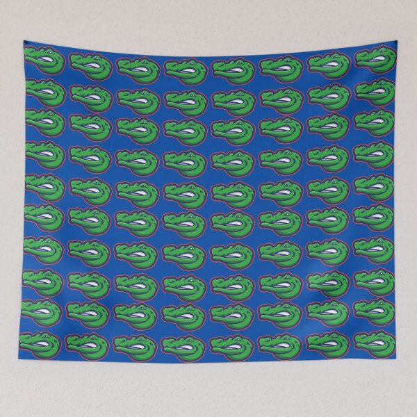 Item preview, Gator Head blue Background Pattern designed and sold by Anako Design.