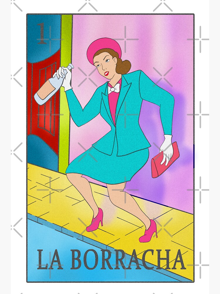 La Borracha Sticker By Xcharls1 Redbubble 