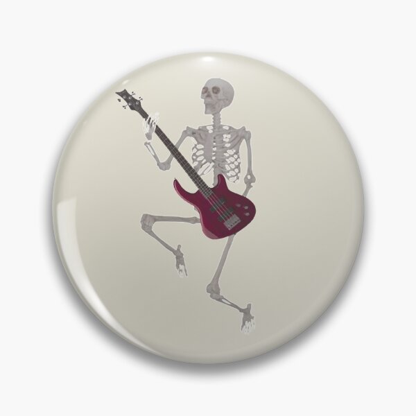 Item preview, Skeleton Playing Guitar  designed and sold by lizardwizard70.