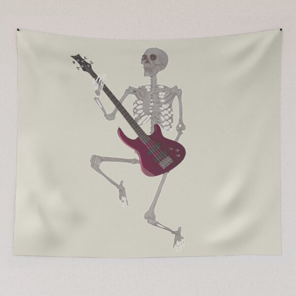 Item preview, Skeleton Playing Guitar  designed and sold by lizardwizard70.