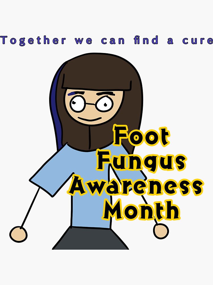 "cure foot fungus" Sticker for Sale by Merry007 Redbubble