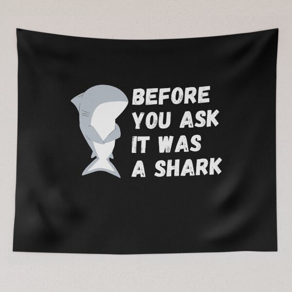 Item preview, Before You Ask It Was A Shark - Funny Cool Amputee Broken Leg Design designed and sold by GhaliSmith.