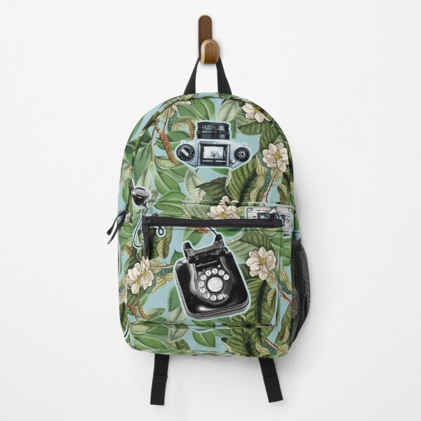 Item preview, Analog Botanical with Film Camera, Rotary Telephone & Cassette Tape designed and sold by Trish Dish.