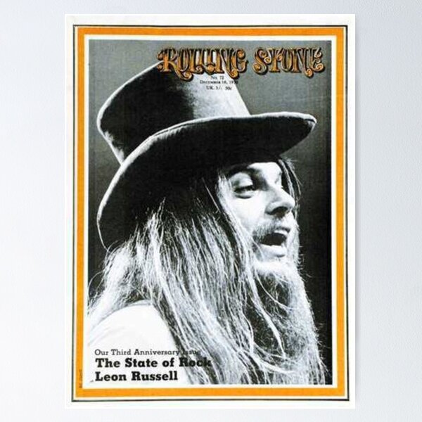 Item preview, Vintage Leon Russell Rolling Stone Cover designed and sold by Maddie4Real.