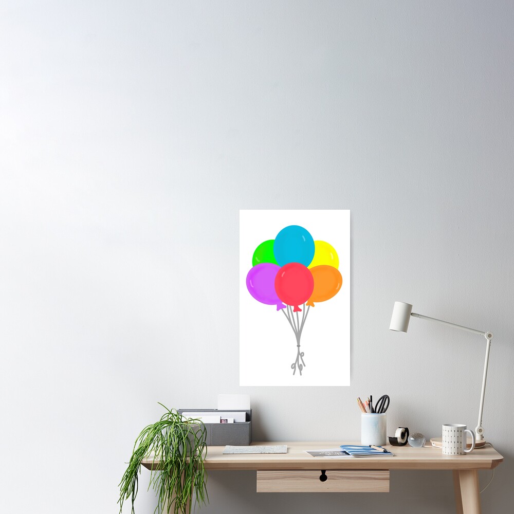 Balloons Sticker for Sale by messingwdesigns