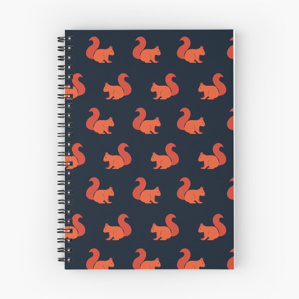 Item preview, Red squirrels on black designed and sold by MobertsonArt.