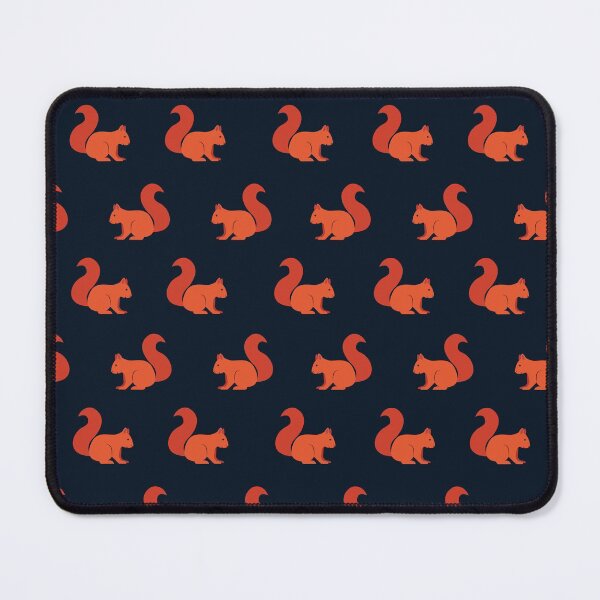 Item preview, Red squirrels on black designed and sold by MobertsonArt.