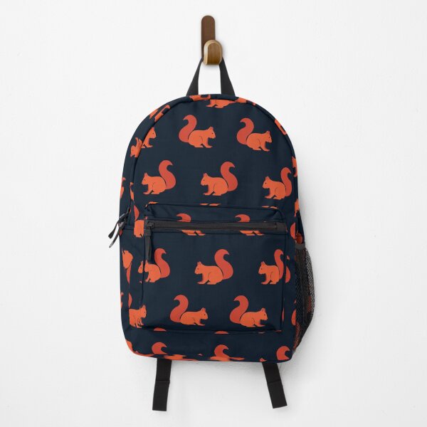 Item preview, Red squirrels on black designed and sold by MobertsonArt.