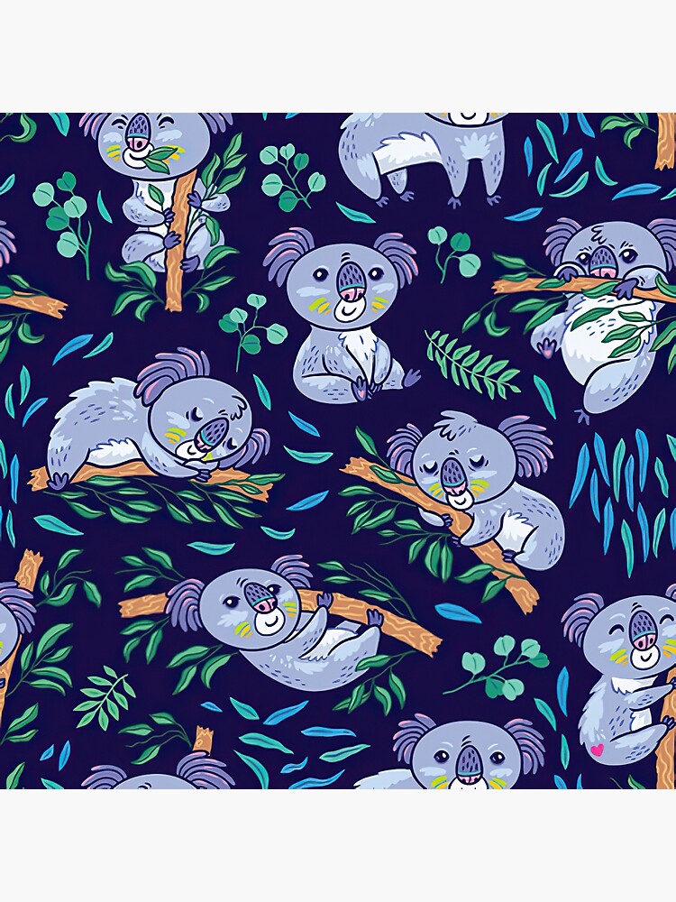 "Funny Koalas" Poster for Sale by MobertsonArt Redbubble