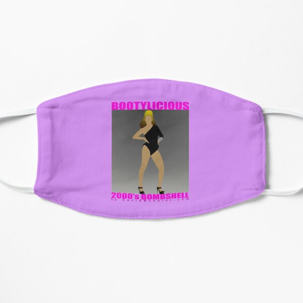 BOOTYLICIOUS R&B Pop Queen Bombshell Silhouette Flat Mask
