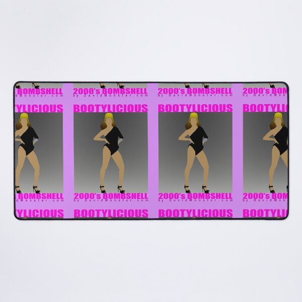 BOOTYLICIOUS R&B Pop Queen Bombshell Silhouette Desk Mat