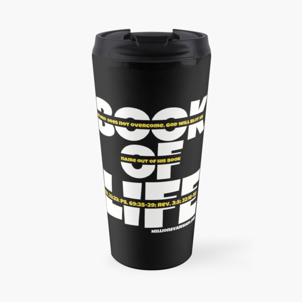 Book of Life Gold - Christian Travel Coffee Mug