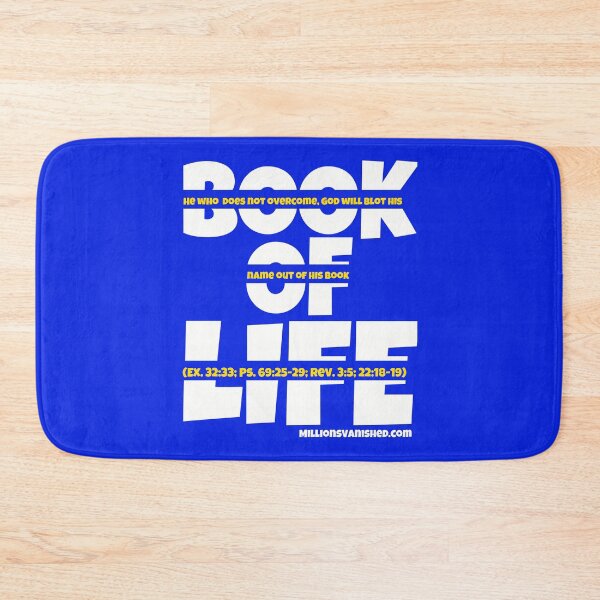 Book of Life Gold - Christian  Bath Mat
