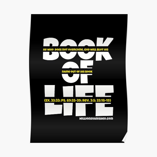 Book of Life Gold - Christian  Poster