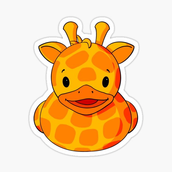 Item preview, Giraffe Rubber Duck designed and sold by Alisha Ober Designs.