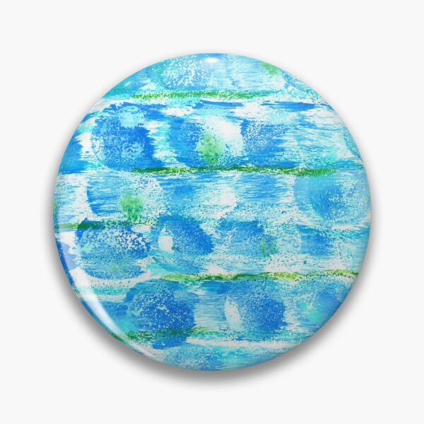 Item preview, Abstract Blue and Turquoise Bubbles designed and sold by simonaFava.
