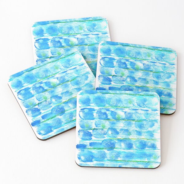 Item preview, Abstract Blue and Turquoise Bubbles designed and sold by simonaFava.
