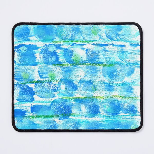 Item preview, Abstract Blue and Turquoise Bubbles designed and sold by simonaFava.