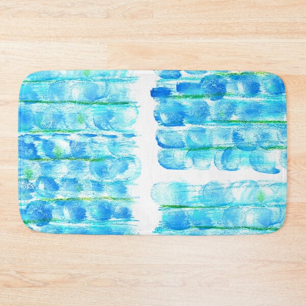 Item preview, Abstract Blue and Turquoise Bubbles designed and sold by simonaFava.